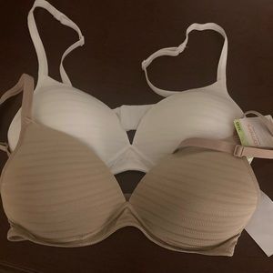 Warners T Shirt Bra, 36B, 2 pack